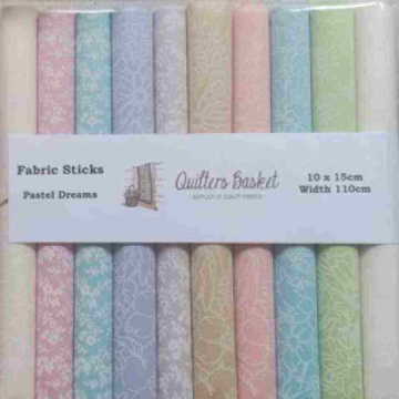 Pastel Dreams Fabric Sticks