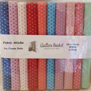 Ice cream dots Fabric Sticks