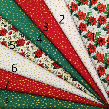 Xmas1 - 100 % Quilters cotton