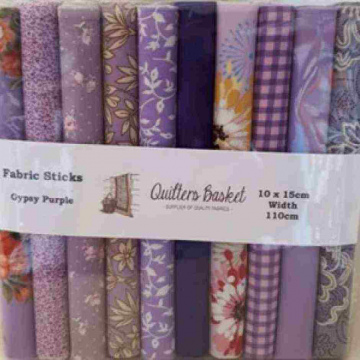 Gypsy Purple Fabric Sticks 