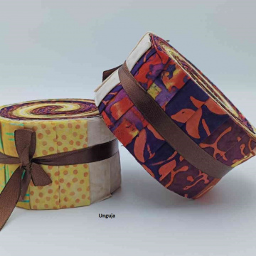 2,5" Unguja Batik Fabric rolls